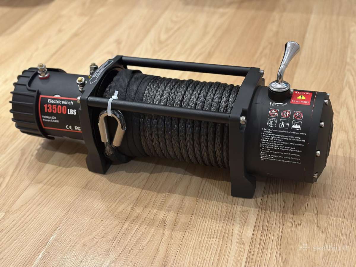 Elektrinė gervė/libiotkė 12v 13500lbs (6123,5kg) - nuotraukos Nr. 6