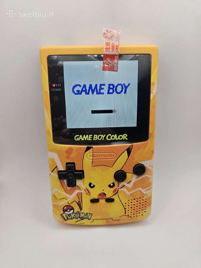 Nintendo game boy color Pokemon Pikachu - nuotraukos Nr. 2