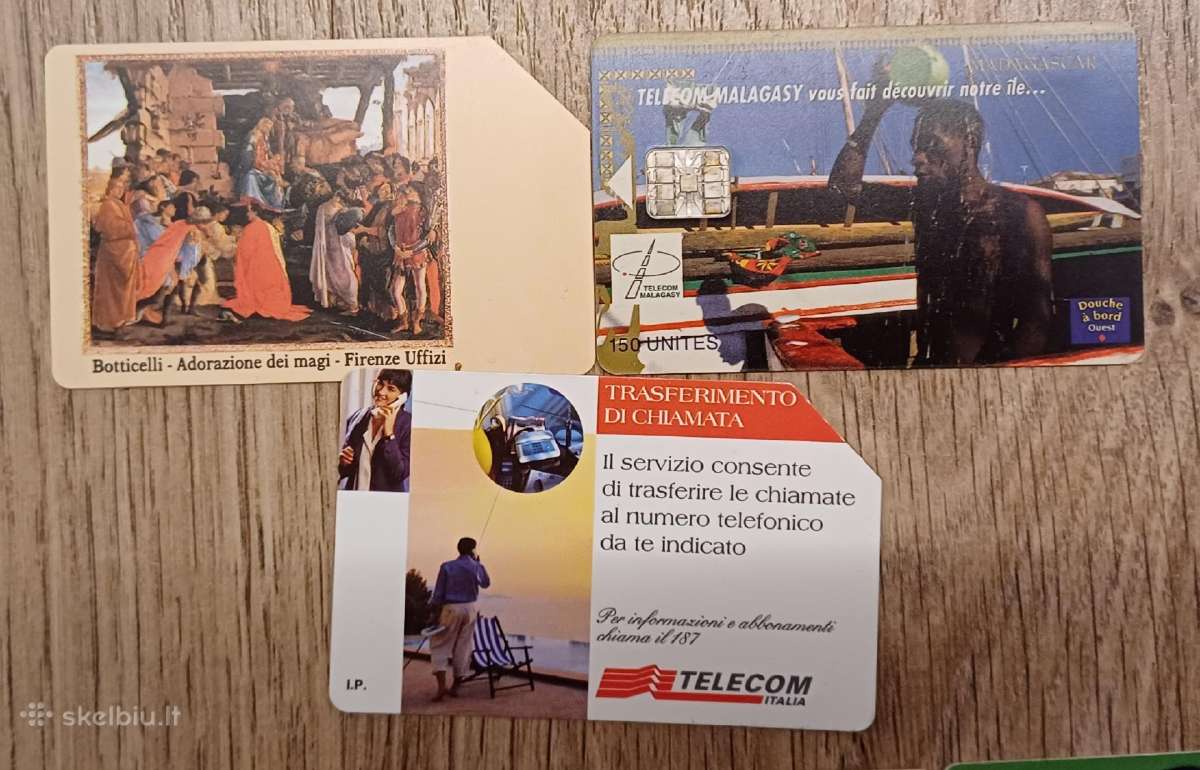 Taksafono kortelės, virš 50 vnt - nuotraukos Nr. 7