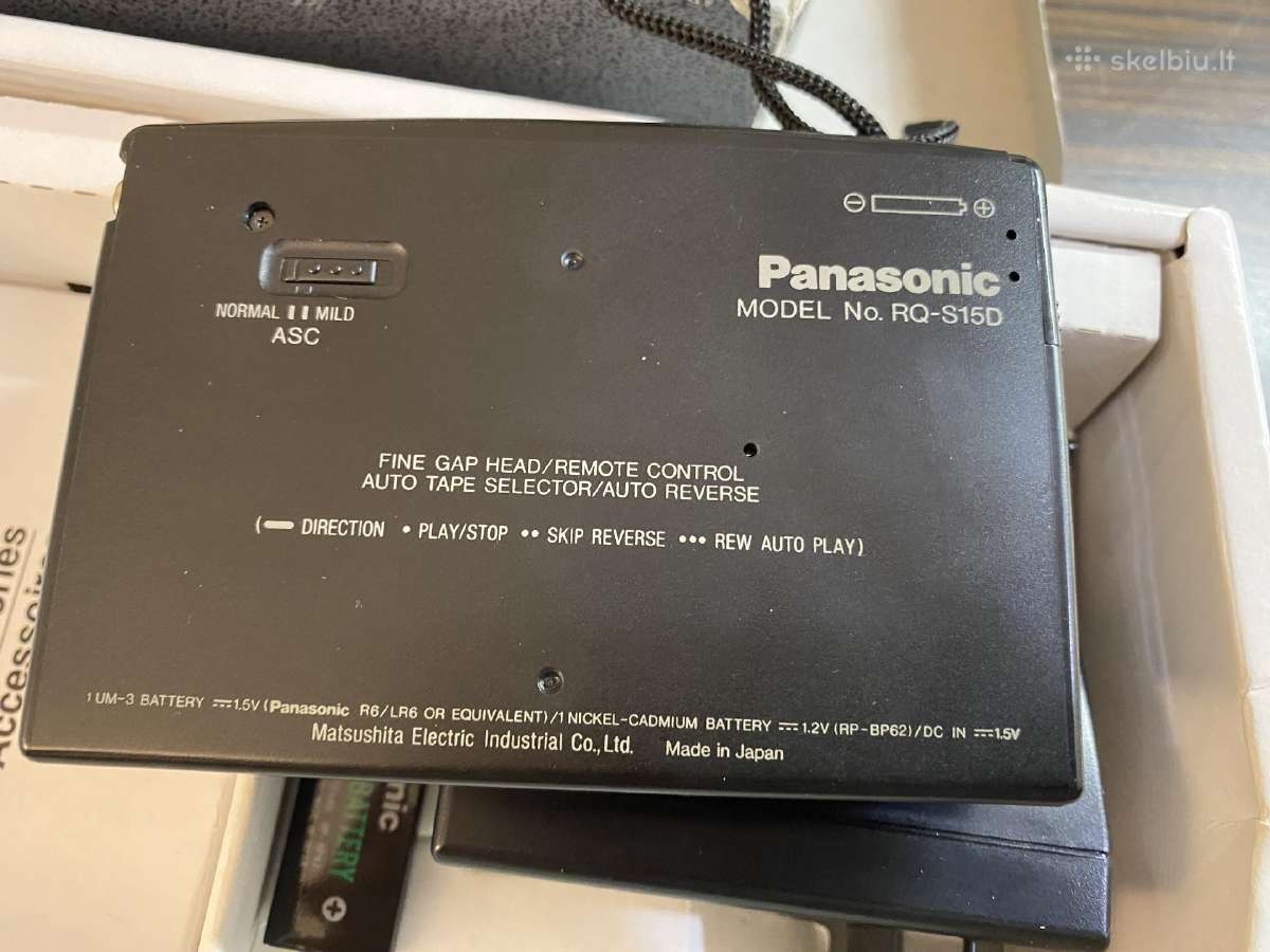 Panasonic qr-s15d kasetinis grotuvas ausinukas - nuotraukos Nr. 4