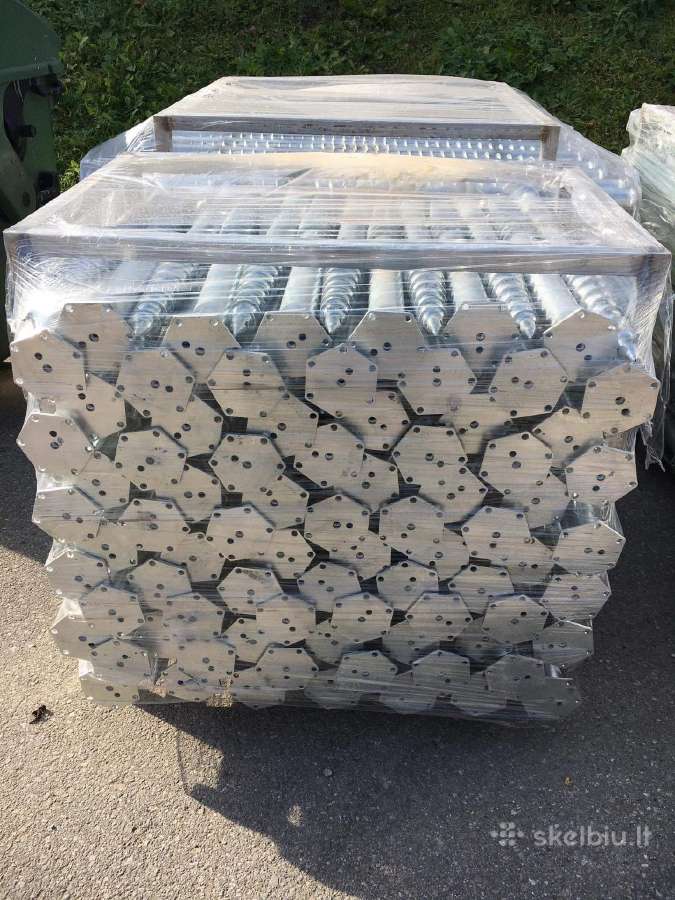 Įsukami poliai terasai, moduliniams nameliams