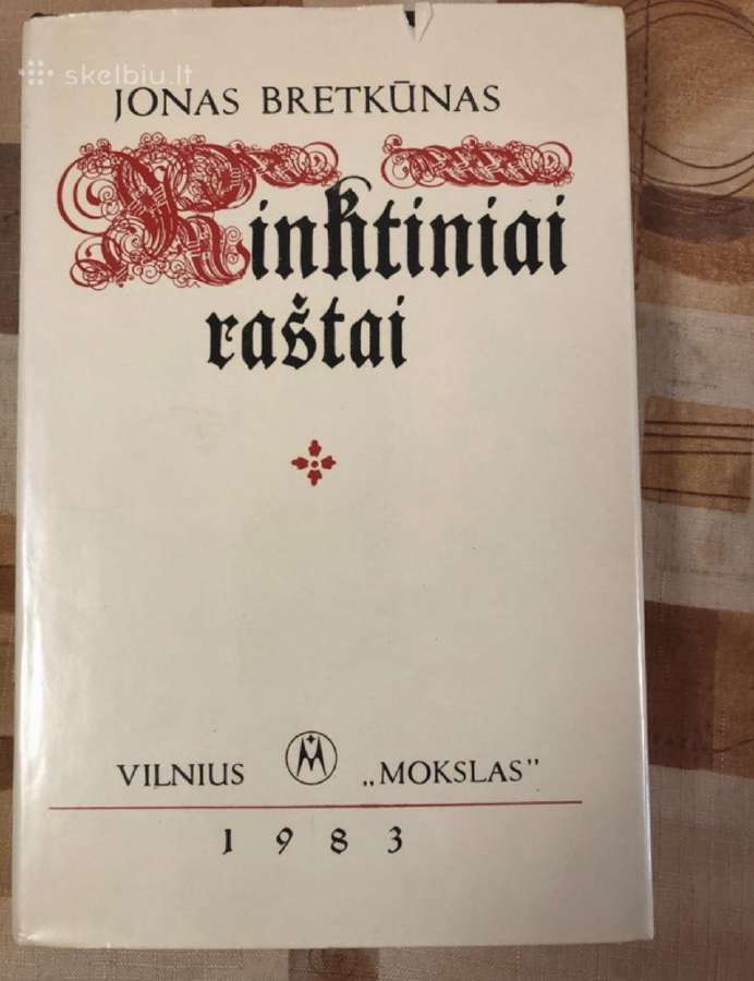 Knyga j.bretkūno rinktiniai raštai