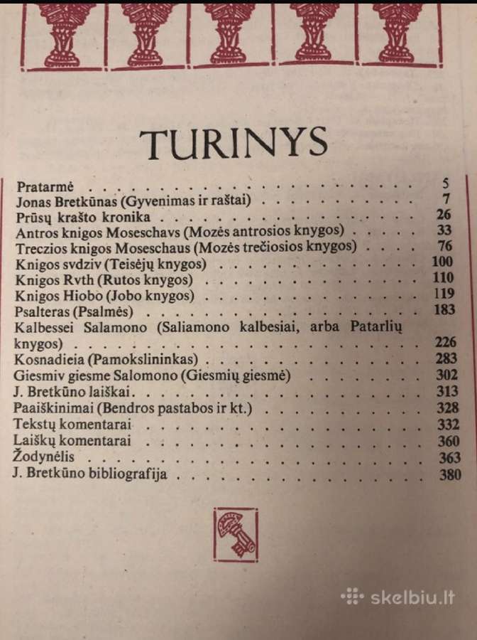 Knyga j.bretkūno rinktiniai raštai - nuotraukos Nr. 3