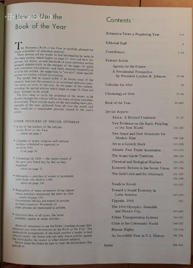 Enciklopedija Britannica. Book of the year 1969. - nuotraukos Nr. 7