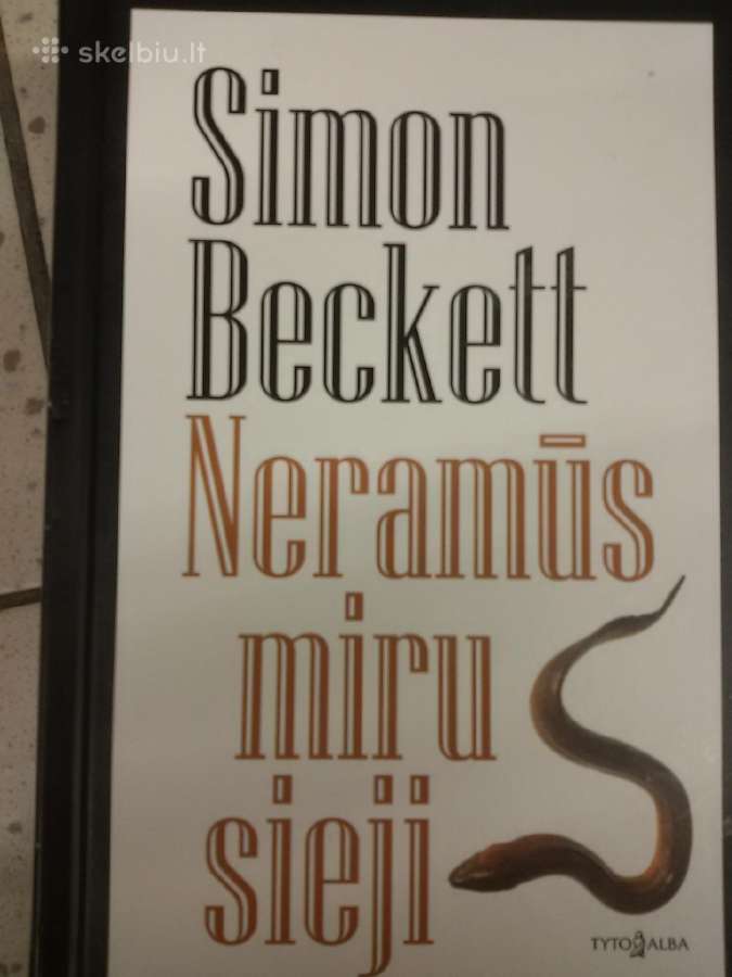 Neramūs Mirusieji Simon Beckett 2023 m.
