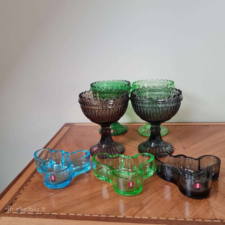 Suomiškas stiklas Iittala, Riihimaen lasi - nuotraukos Nr. 5