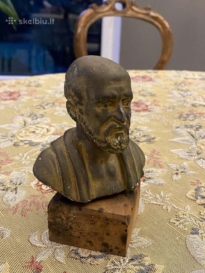 Senas Hipokrato biustas kolekcijaiaukštis 14 cm