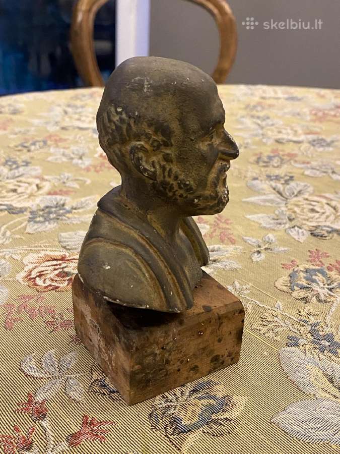 Senas Hipokrato biustas kolekcijaiaukštis 14 cm - nuotraukos Nr. 3