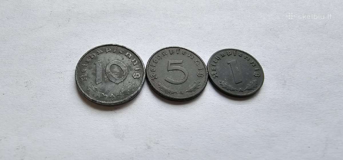 1940-1943 Pfeningai, kolekcine bukle