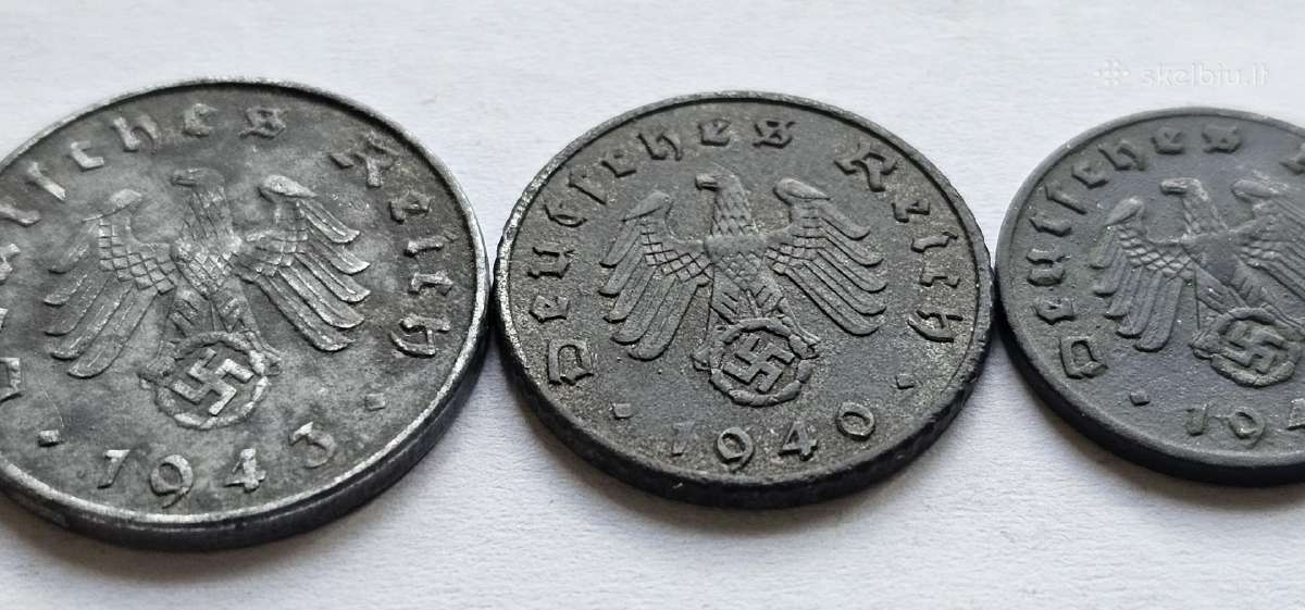 1940-1943 Pfeningai, kolekcine bukle - nuotraukos Nr. 3
