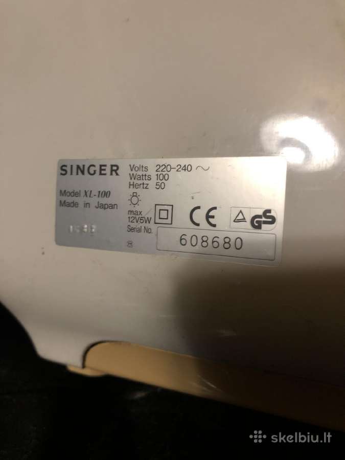 Parduodu siuvimo masina singer,made in japan - nuotraukos Nr. 7
