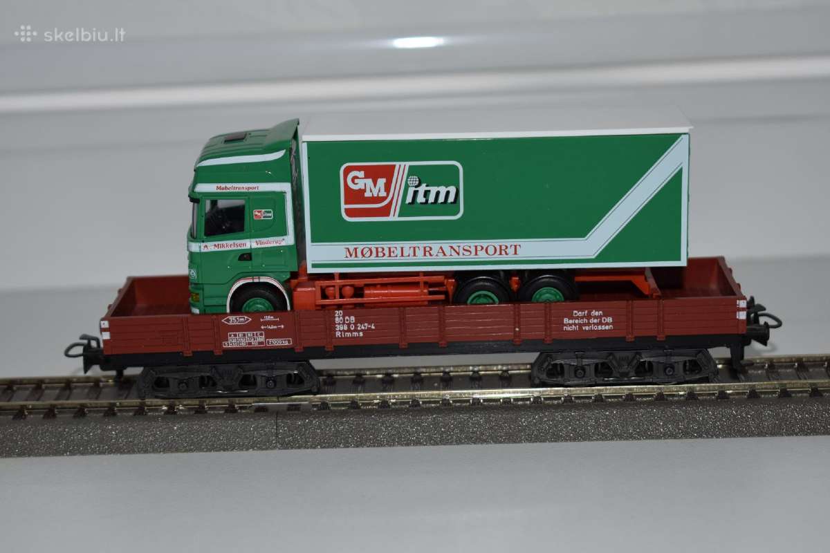 Märklin ir Roco krovininiai vagonai. M 1:87 (H0)