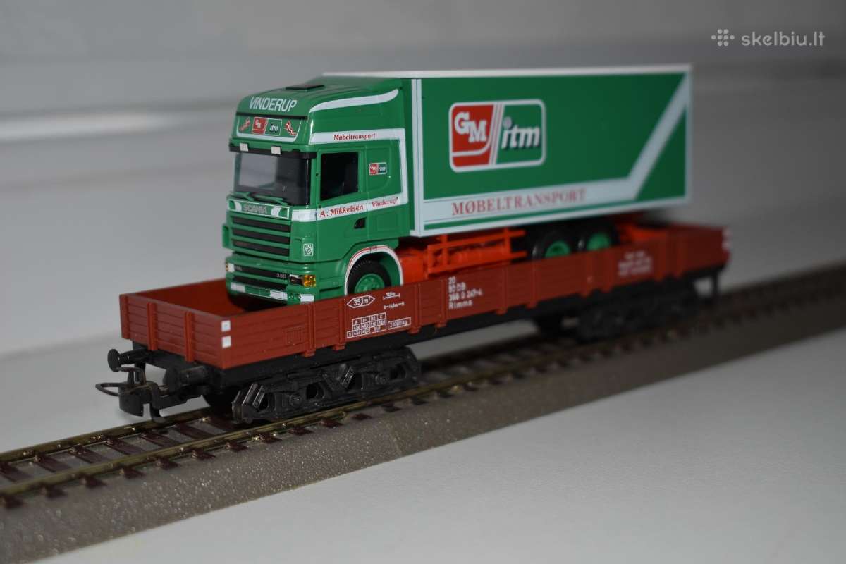Märklin ir Roco krovininiai vagonai. M 1:87 (H0) - nuotraukos Nr. 2