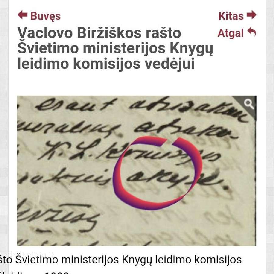 Knyga iš prof. Vaclovo Biržiškos bibliotekos - nuotraukos Nr. 12