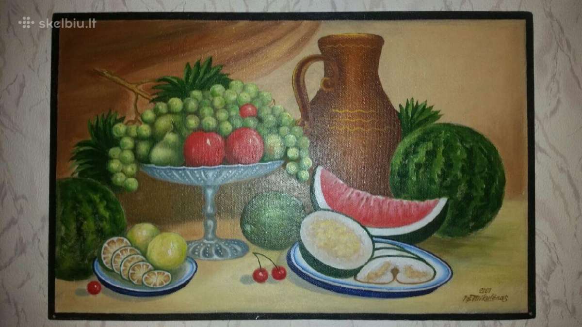 Paveikslas Pusryciai Autorius Mikulėnas