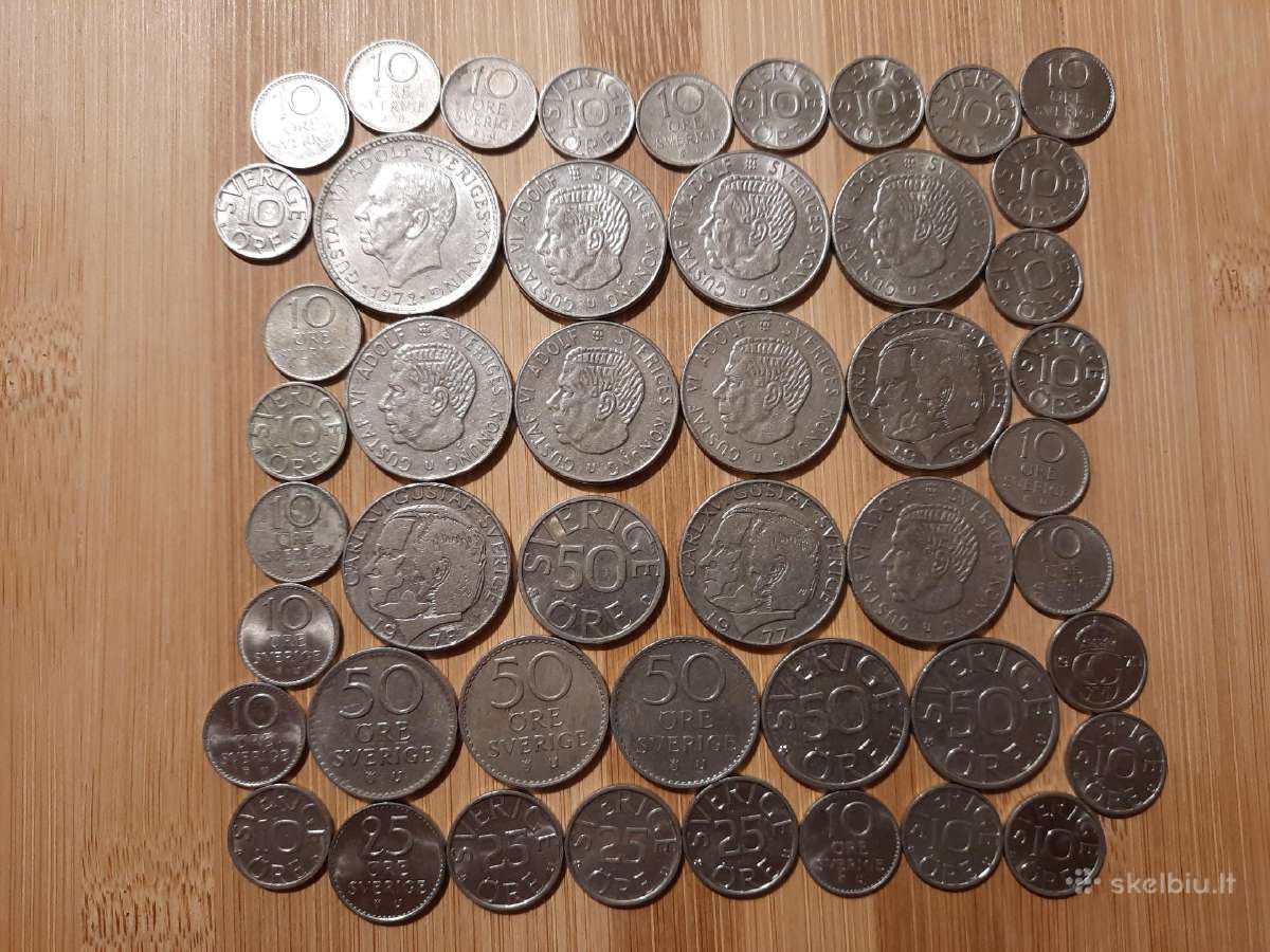 Ore monetu komplektukas - Švedija