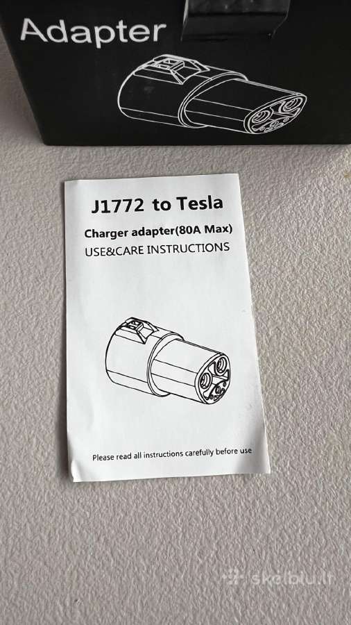 Tesla adapteris Type1 į „tesla“ - nuotraukos Nr. 9