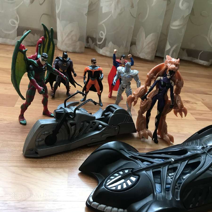 Batman figureles. Mašina. Motobike. Originalas - nuotraukos Nr. 3