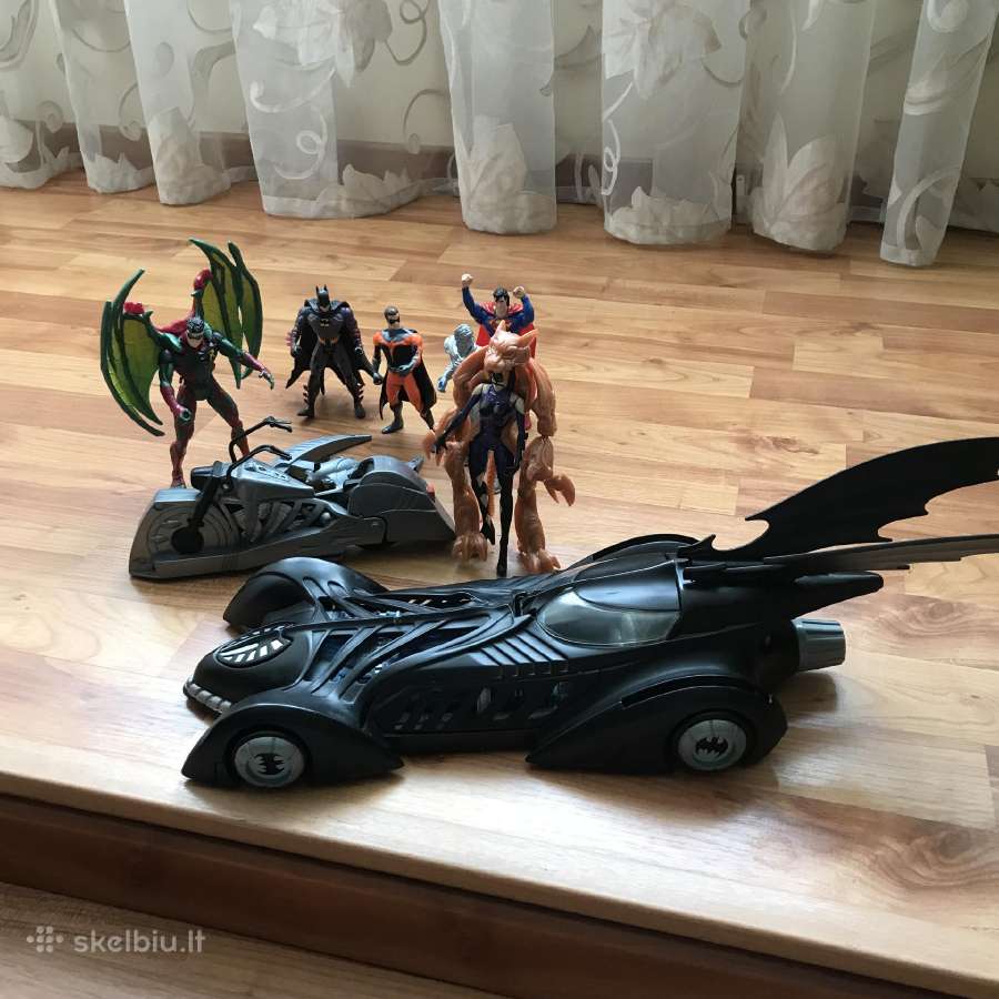 Batman figureles. Mašina. Motobike. Originalas - nuotraukos Nr. 2