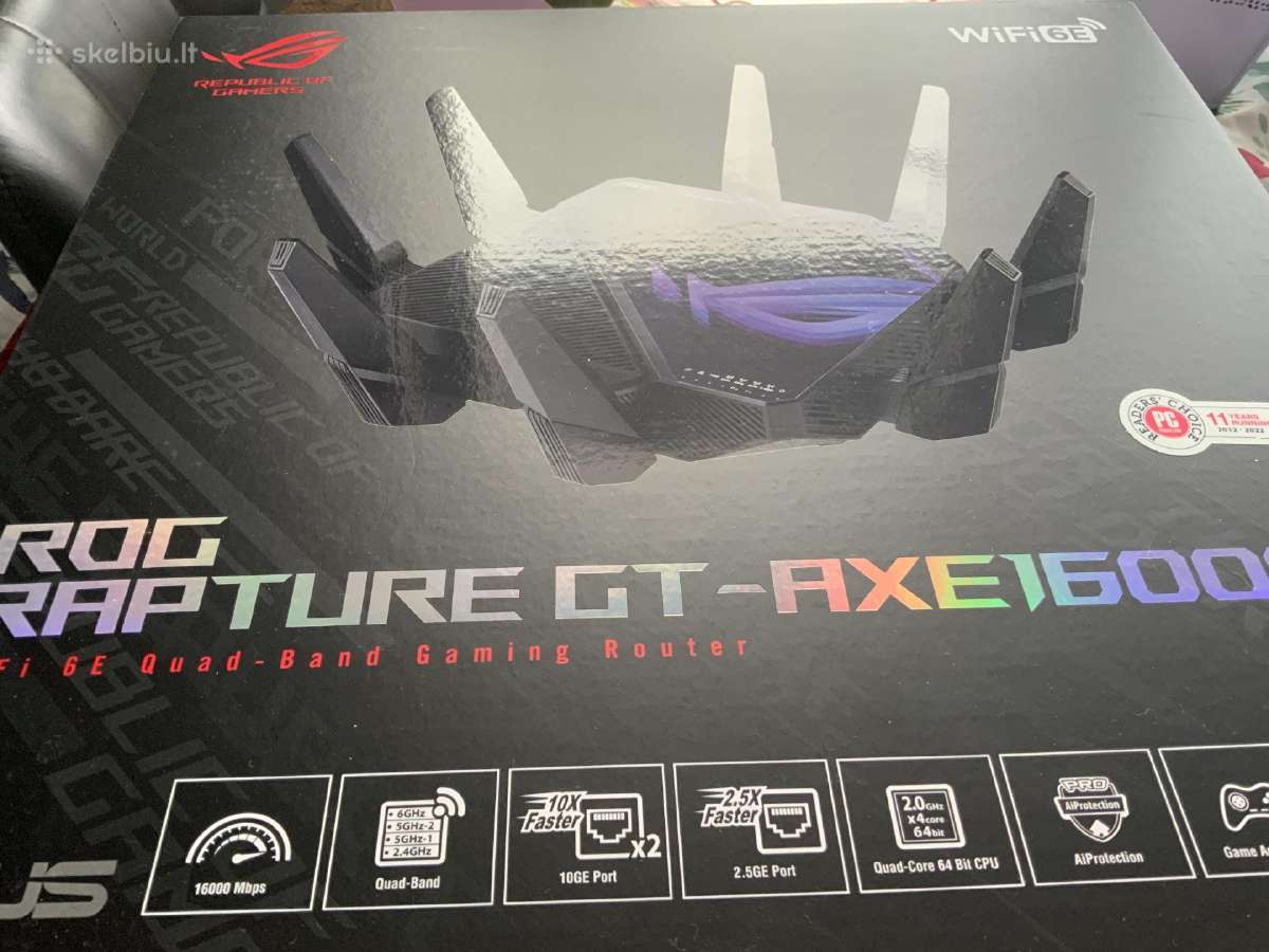 Maršrutizatorius Asus rog gt-axe16000 - nuotraukos Nr. 6