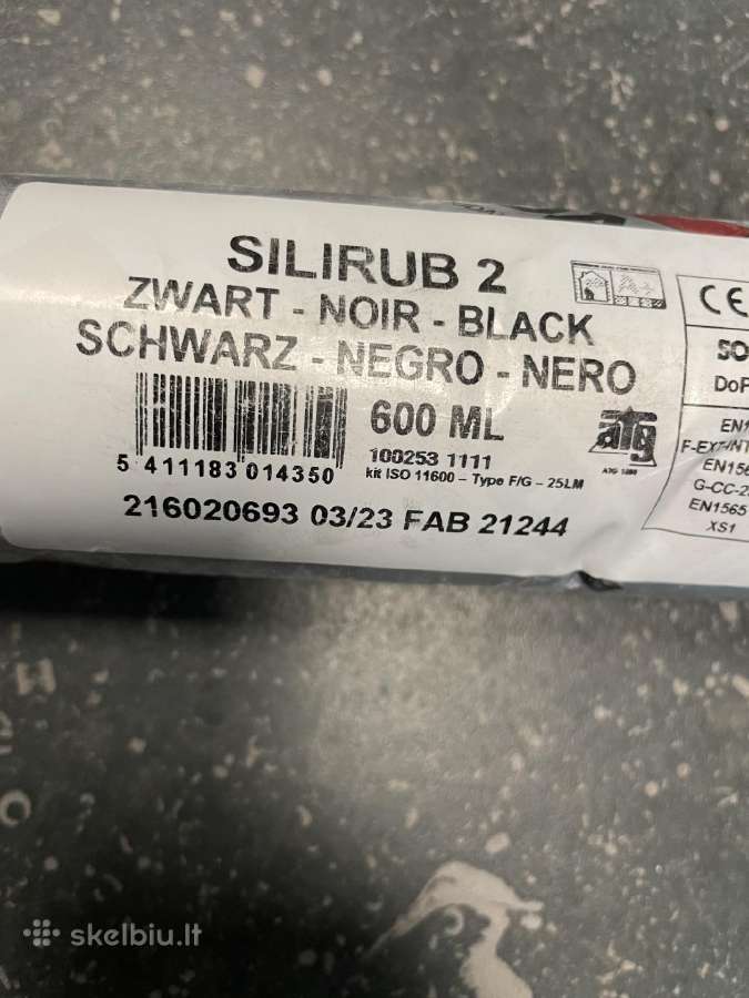 Neutralus sanitarinis silikonas Soudal Silirub 2/s - nuotraukos Nr. 2