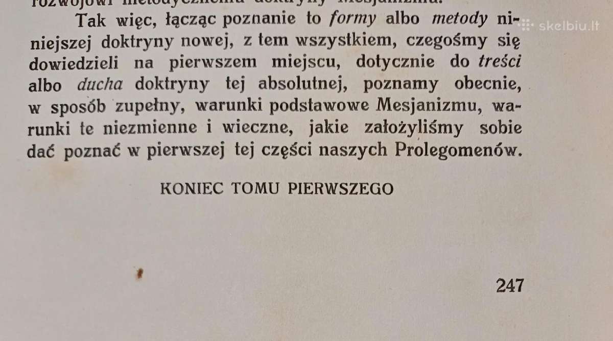 Mesianizmo prolegomenos Jozefas Jankovskis 1 tomas - nuotraukos Nr. 3