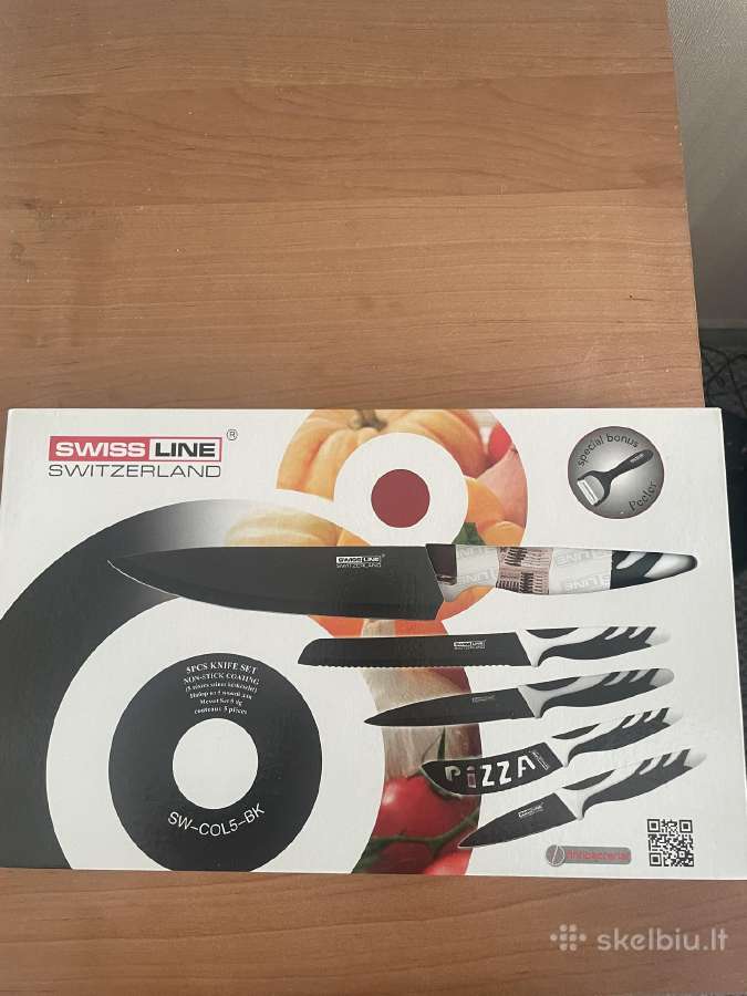 Peilių komplektas Swissline Sw-col5-bk - nuotraukos Nr. 2