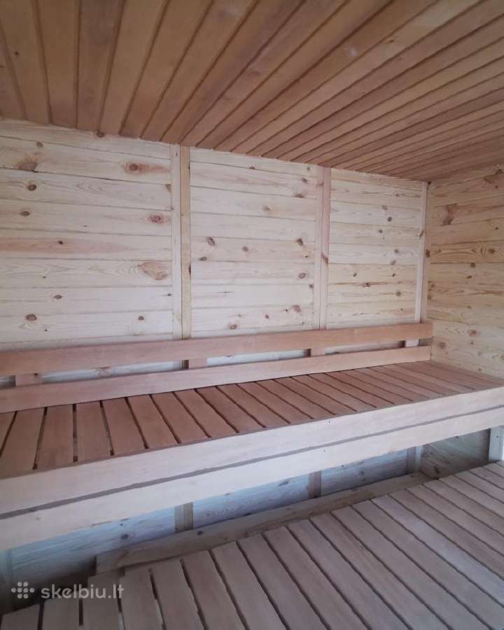 Eco modulinė Sauna 2.4x2.4m karkasinė pirtis - nuotraukos Nr. 14