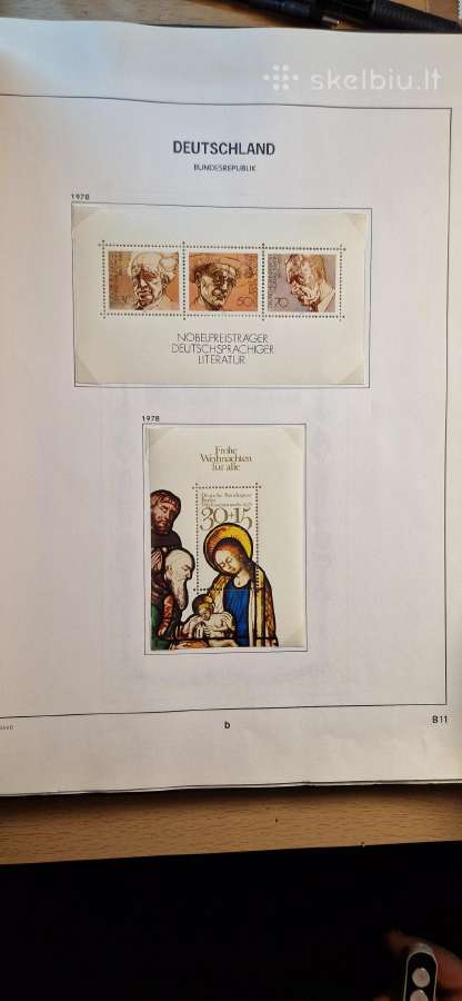 Vakarų Vokietijos pašto ženklų albumas (1949-1990) - nuotraukos Nr. 32