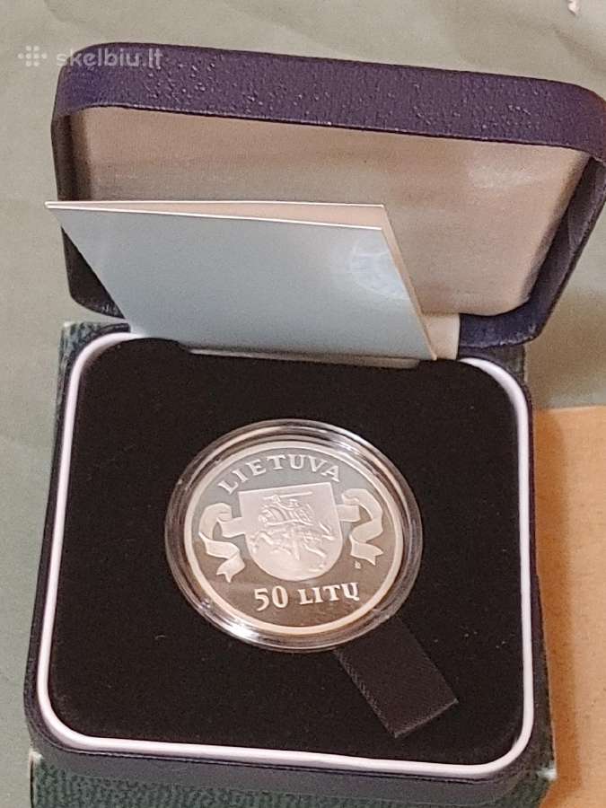 50 litų moneta - Valstybės atgimimas 1990-1995 - nuotraukos Nr. 2
