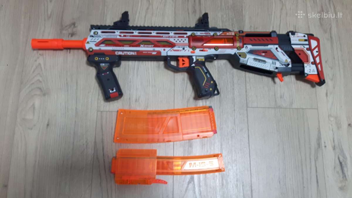 Naujas x-shot žaislinis šautuvas - nuotraukos Nr. 2