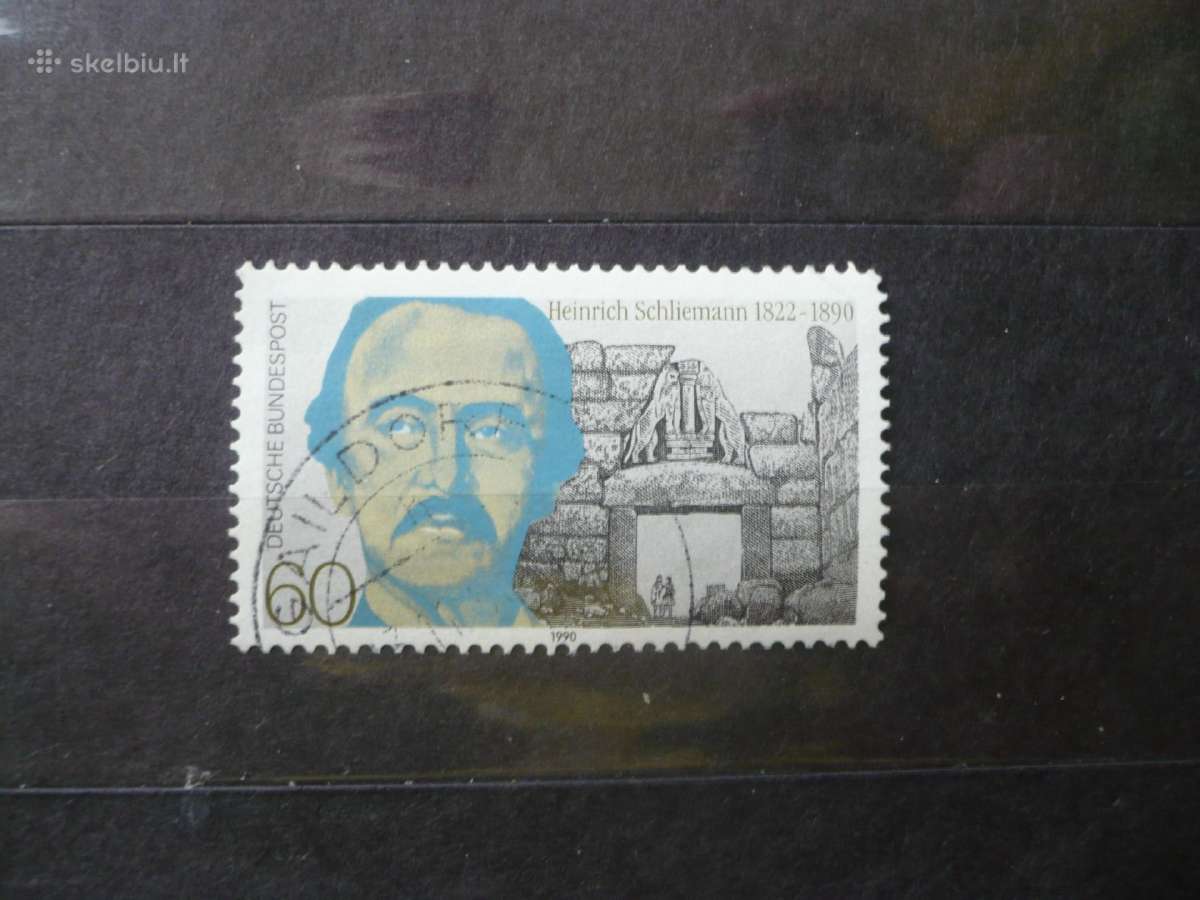 1990 100-osios archeologo Heinricho Schiliemanno