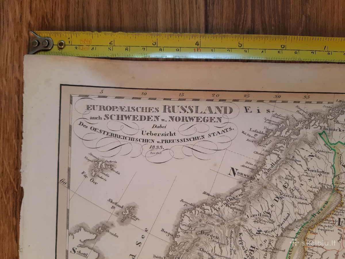 Senovinis žemėlapis - nuotraukos Nr. 2