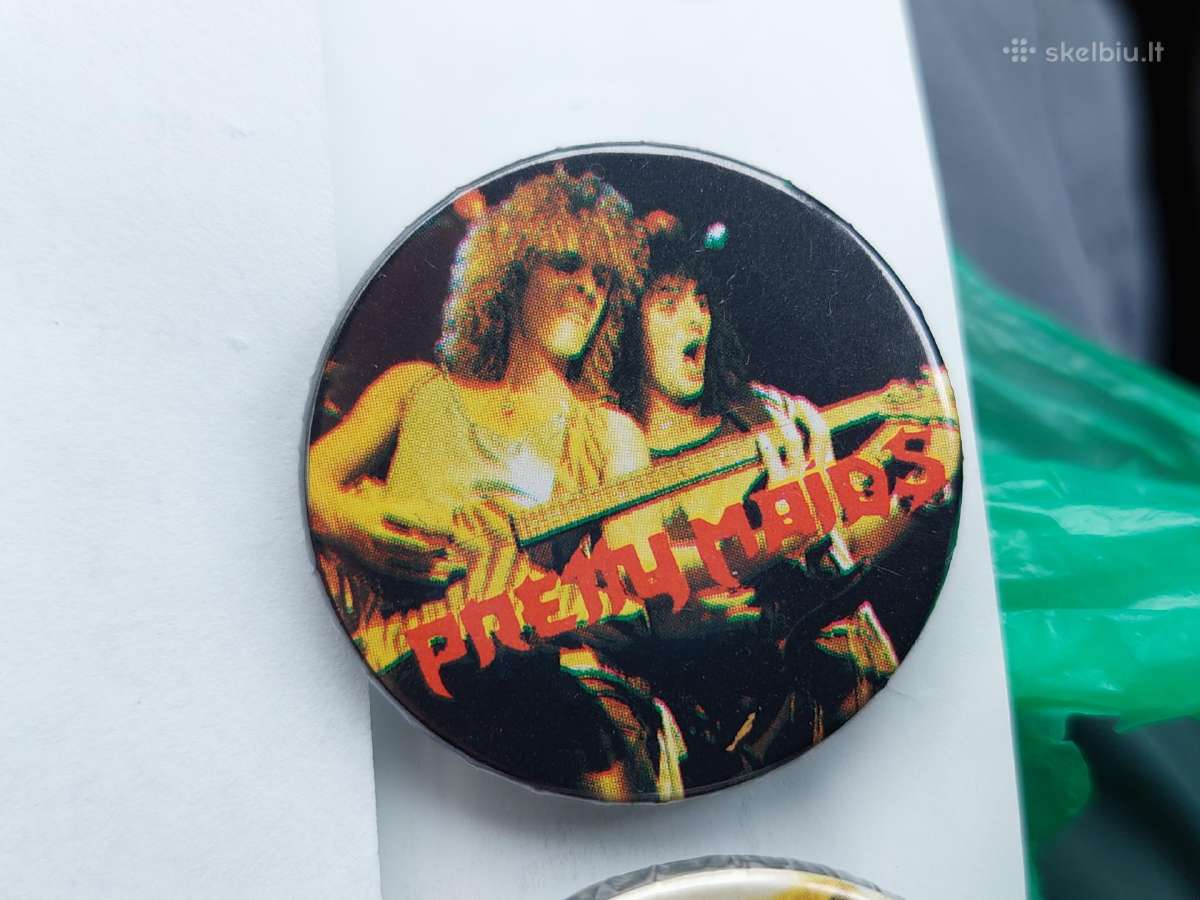 1980 metalica pretty maids ženkliukai - nuotraukos Nr. 3