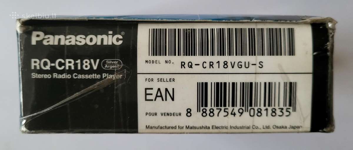 Panasonic Rq - Cr 18 V - nuotraukos Nr. 5