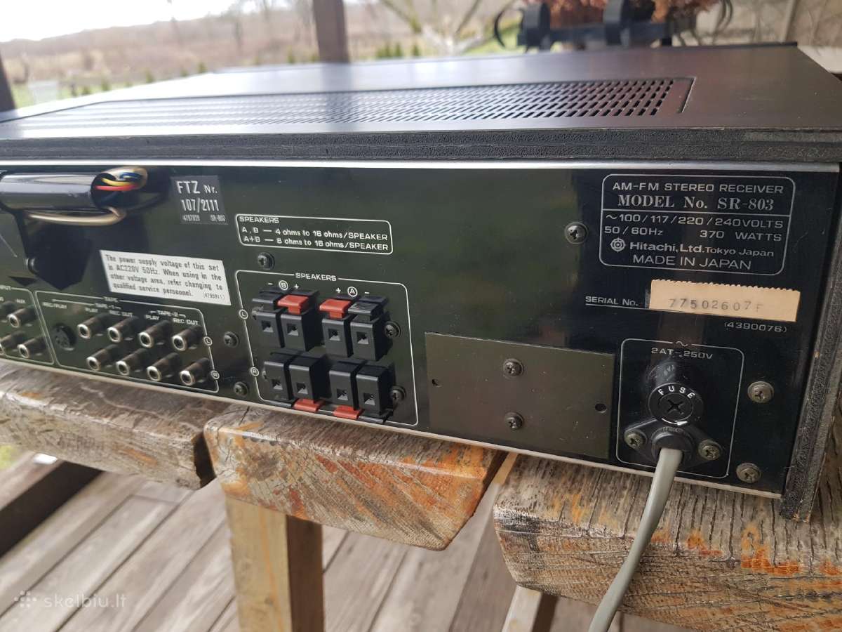 Hitachi Sr-803 - nuotraukos Nr. 5