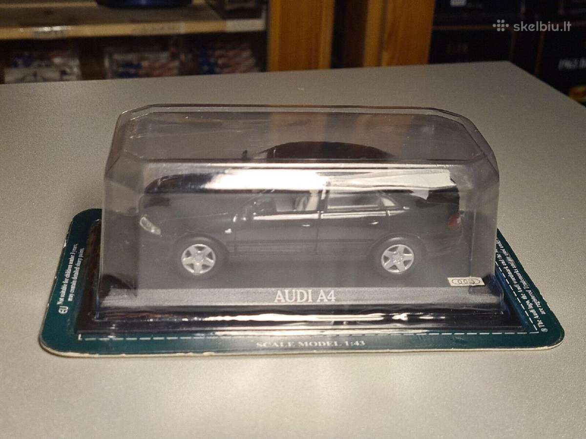 Audi A4 B5 modeliukas 1:43 kolekcinis sedanas