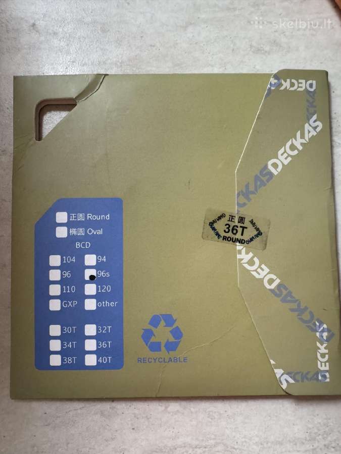 Priekinė žvaigždė / chainring Sram / Shimano - nuotraukos Nr. 2