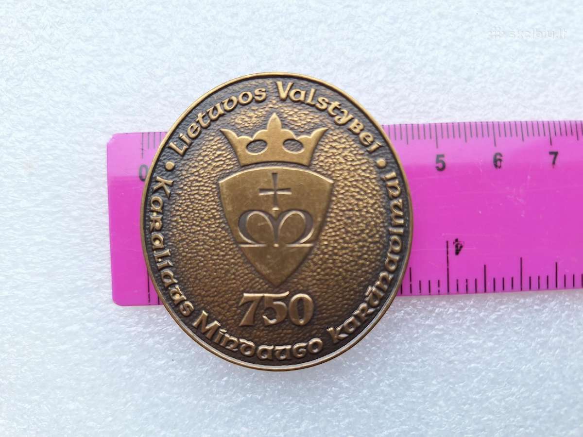 Medalis Karaliaus Mindaugo karūnavimui 750