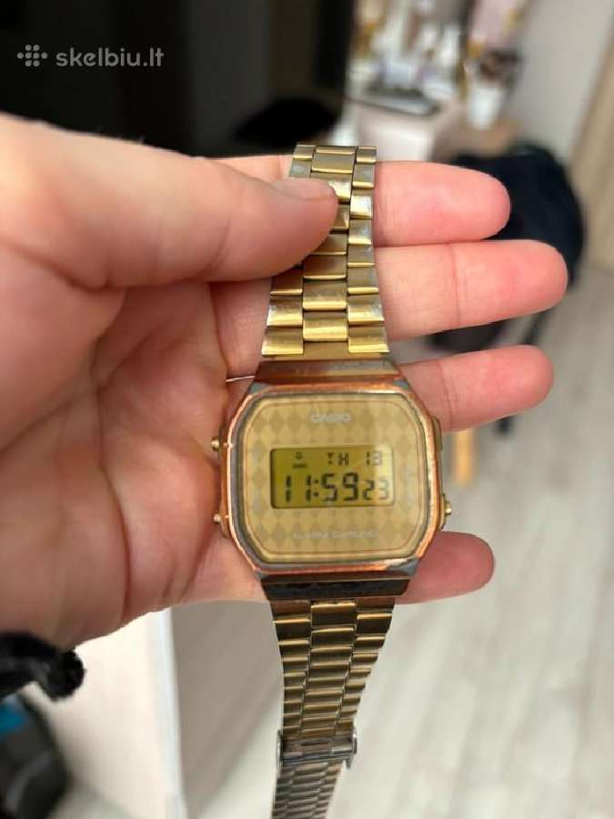 Casio A168 Gold