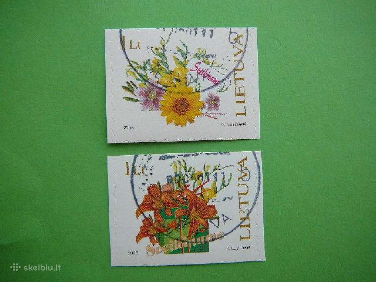 Lietuva 2005 Geles antsp. lit866/7a