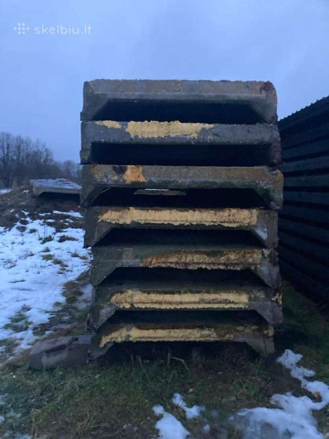 Plokštės 6x1,5 m, 14 vnt.