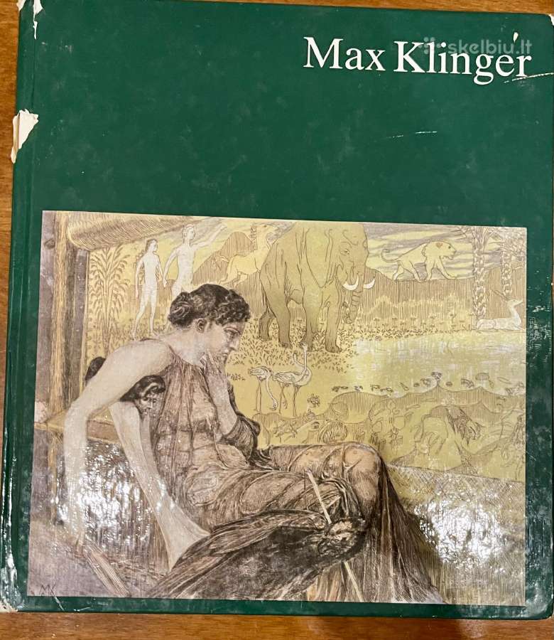 Knyga- albumas Max Klinger vokiečių kalba