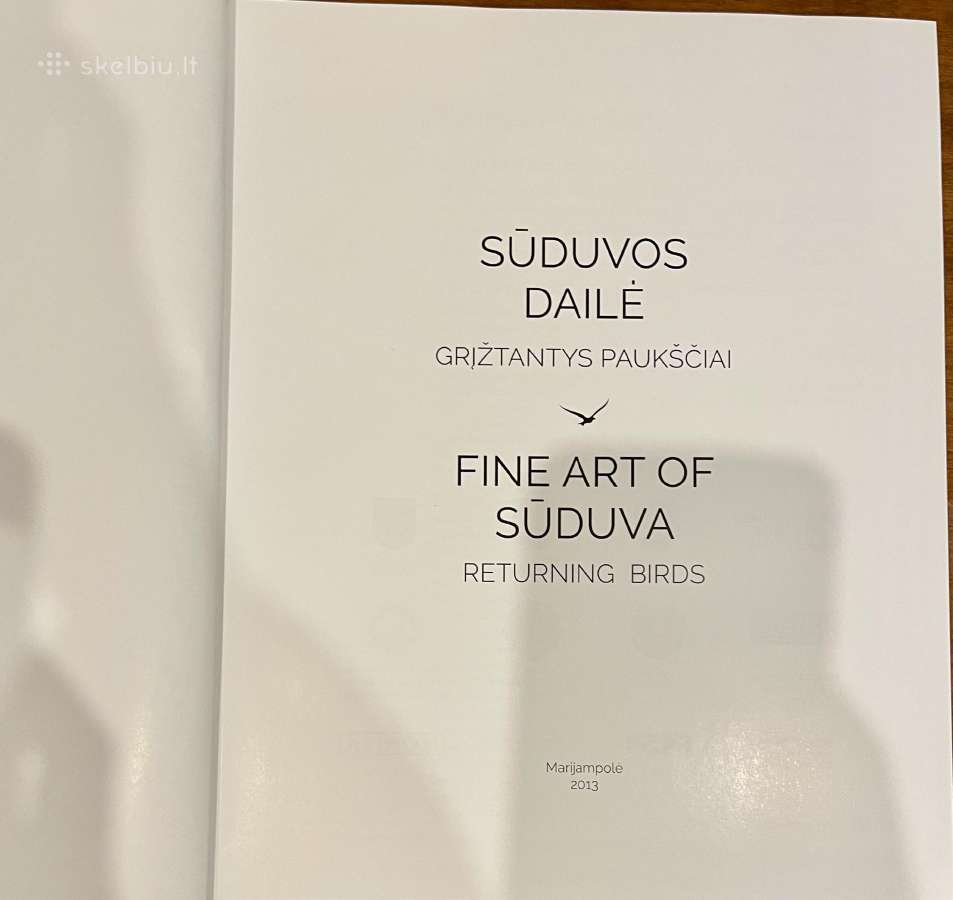 Knyga- albumas Sūduvos dailė Grįžtantys paukščiai - nuotraukos Nr. 2