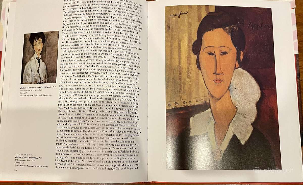 Doris Krystof knyga-albumas Amedeo Modigliani - nuotraukos Nr. 3