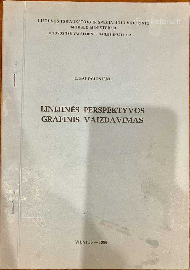 Knyga Linijinės perspektyvos grafinis vaizdavimas