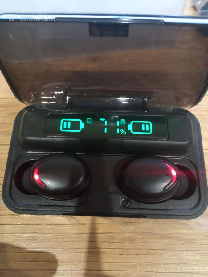 Bluetooth belaidės ausinės su power banku - nuotraukos Nr. 4