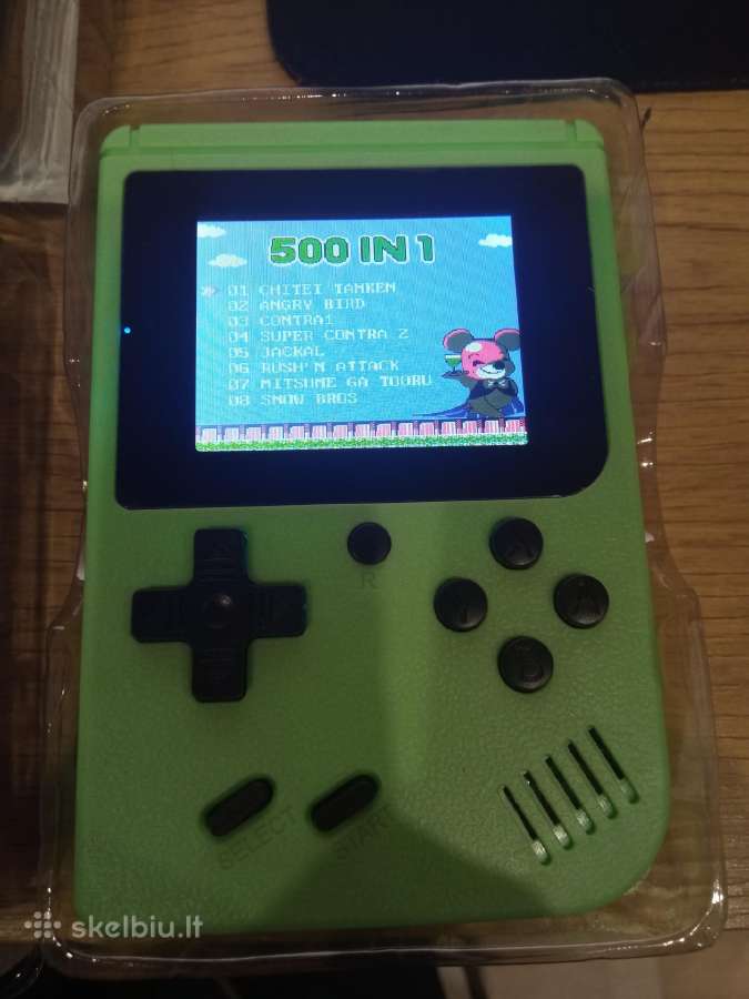Retro Žaidimų Kompiuteris 500 In 1 - nuotraukos Nr. 4
