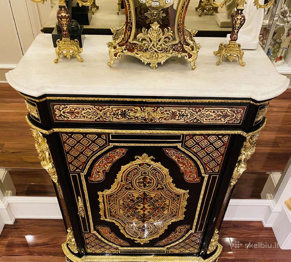 Antikvarinė "Charle Boulle" stiliaus komoda - nuotraukos Nr. 5