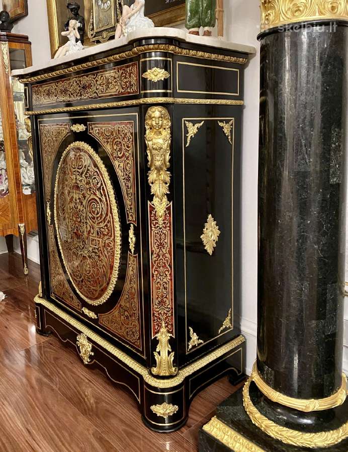 Antikvarinė "Charle Boulle" stiliaus komoda - nuotraukos Nr. 3